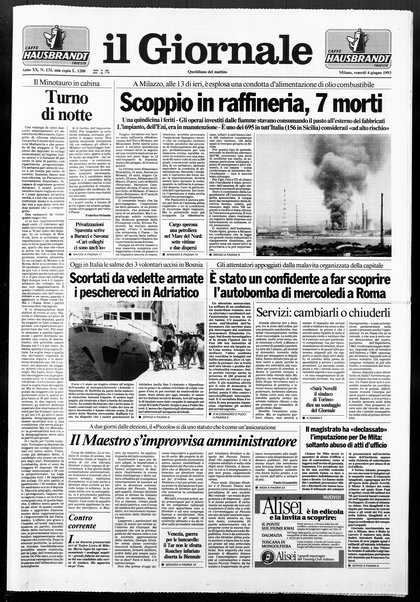 Il giornale : quotidiano del mattino